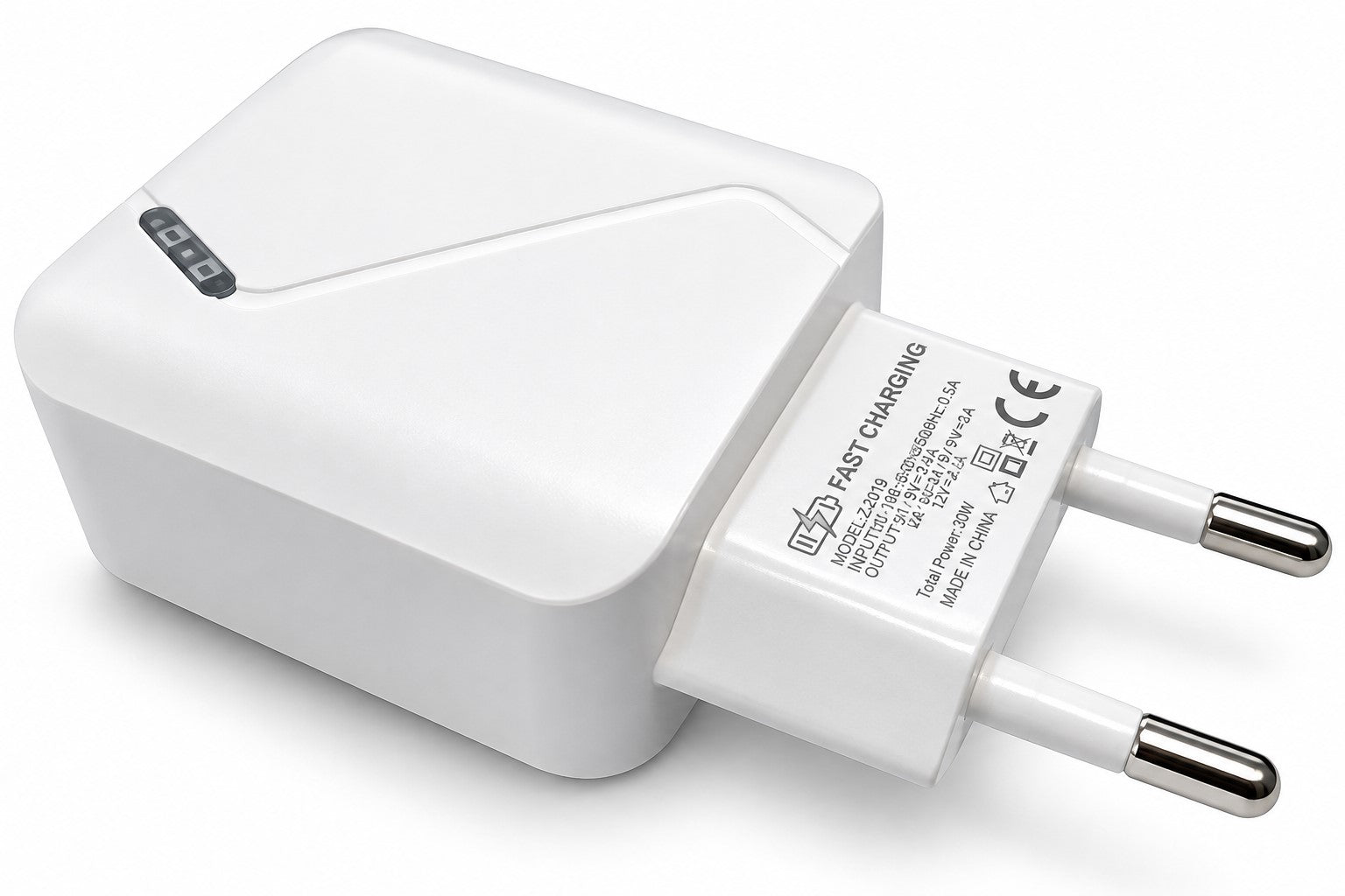 Cargador Doble USB QC3.0 30W Carga Rápida para Red Blanco | Quick Charge 3.0