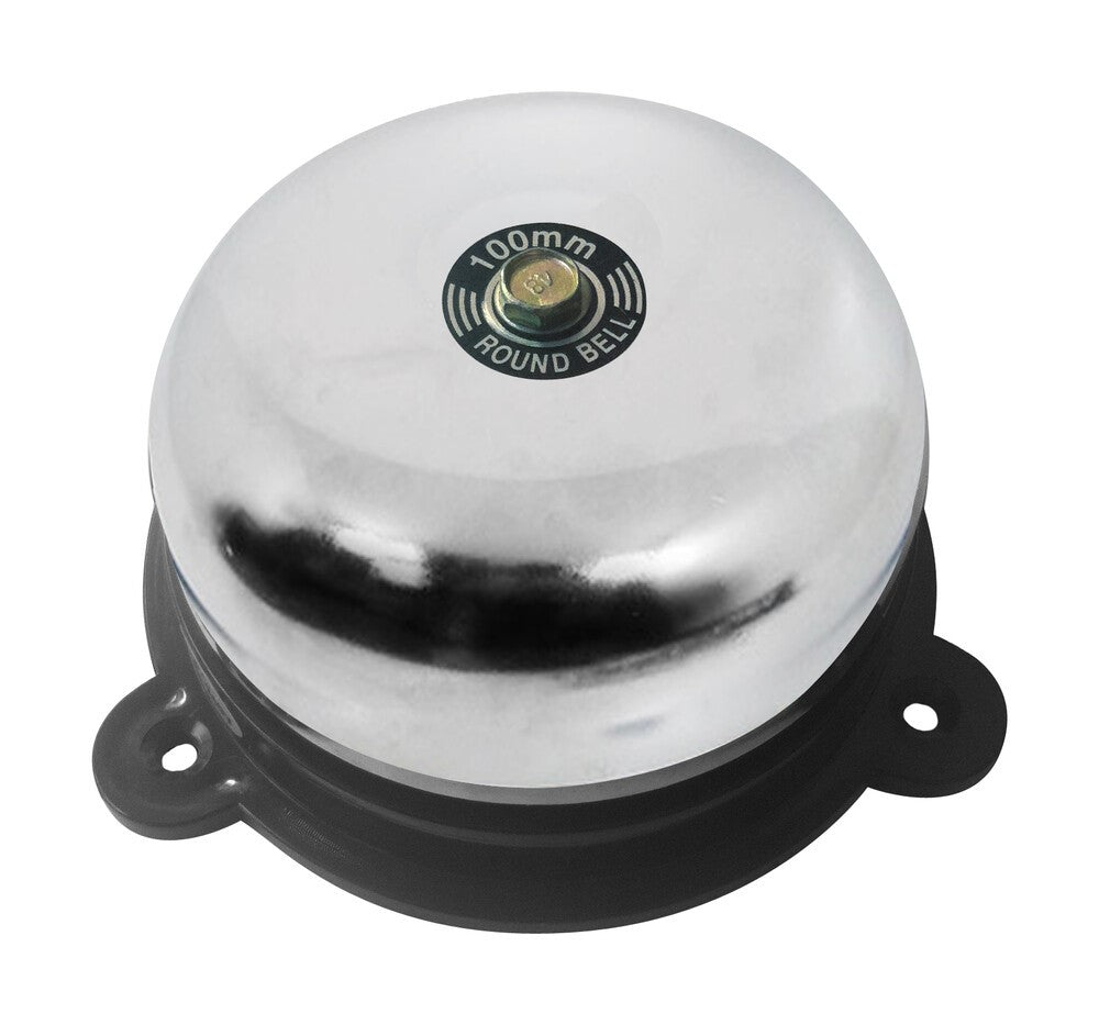 Timbre Eléctrico de Gran Sonoridad 98 dB 20W | 230V | Acero Inoxidable Ø100 mm