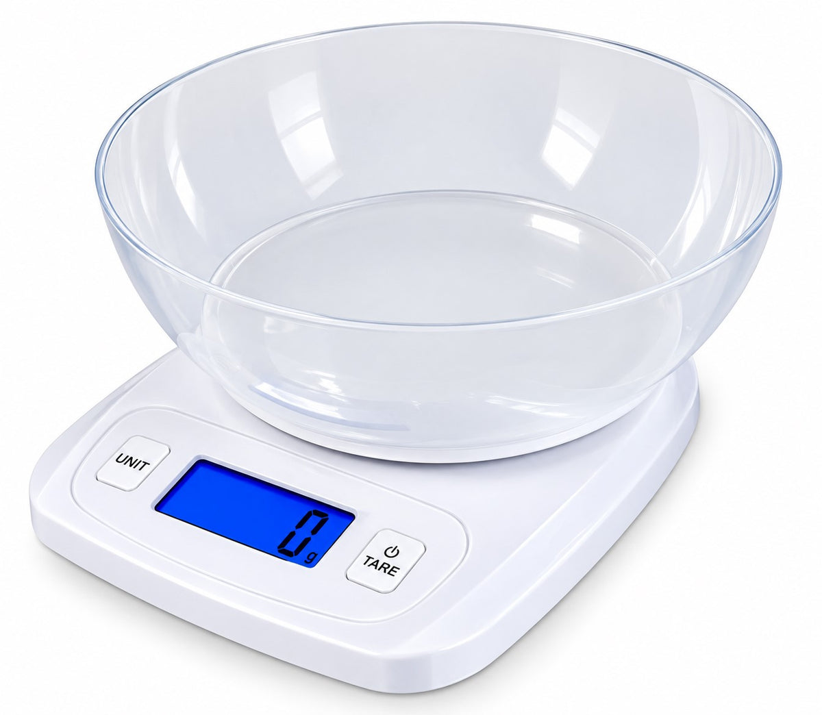 Balanza Digital de Cocina 5 kg | Precisión 1 g | Bol 0,6 L | Función Tara