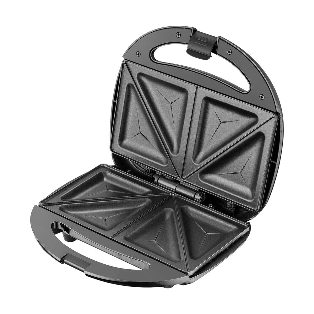 Sandwichera Doble 750W-230V| 2 Sándwiches | Placas Antiadherentes | Control Automático de Temperatura