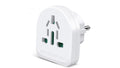 Adaptador clavija corriente de viaje, universal, apto para diversos paises