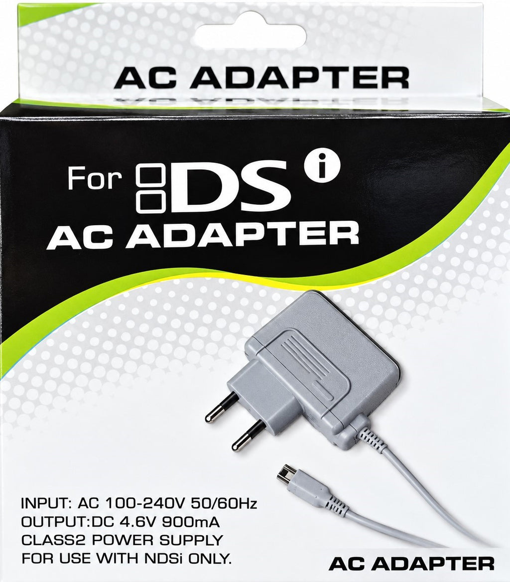 Cargador para Nintendo DSi y DSi XL | Adaptador de Corriente 4,6V 900mA | Compatible