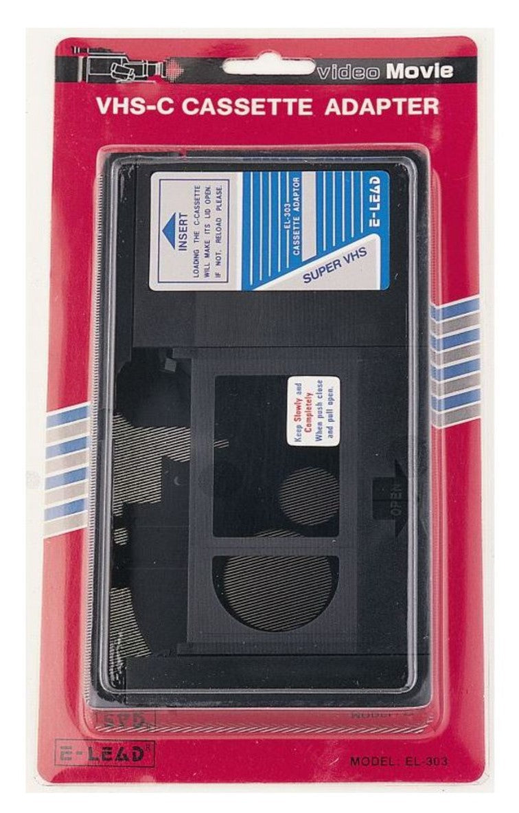 Adaptador cinta videocamara VHS-C a formato video VHS