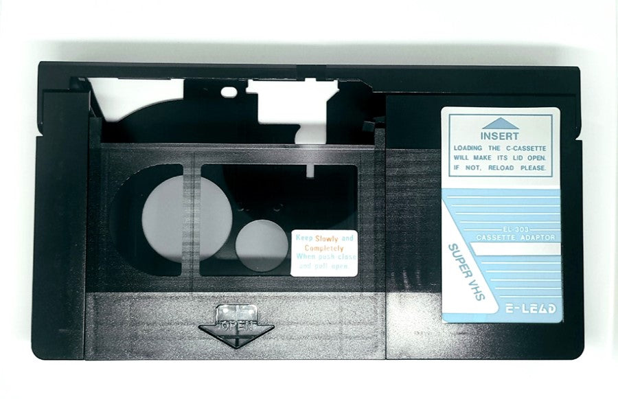 Adaptador cinta videocamara VHS-C a formato video VHS