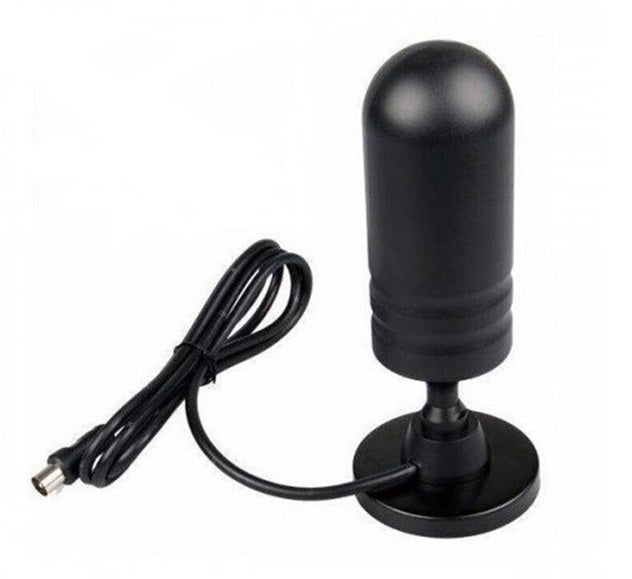 Antena TV,  Interior-Exterior con base magnetica, portatil, conector TV