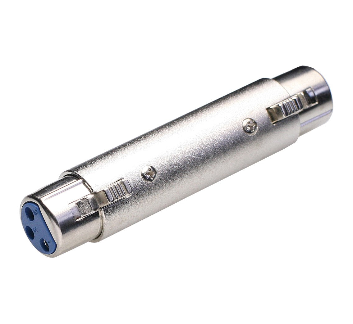 Adaptador XLR canon hembra 3c a XLR hembra 3c