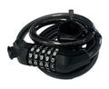 Cadena Ø12 mm, antirrobo, combinacion 5 digitos, 120 cm