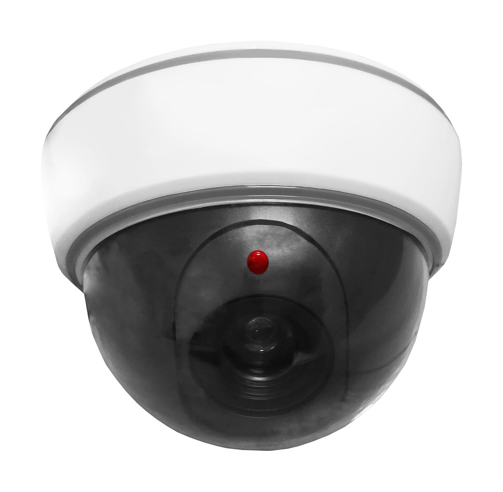 Camara simulada de techo con parpadeo LED Rojo,  funciona con pilas