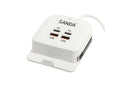 Cargador multiple 4 Puertos USB con 2 USB-C PD y 2 USB-A