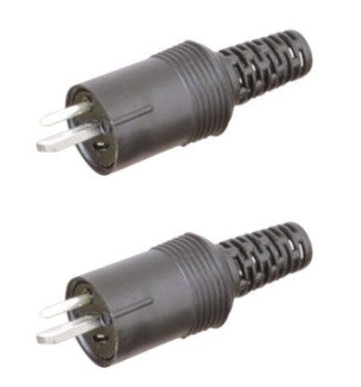 Conector din altavoz soldable y tornillo, 2 unidades