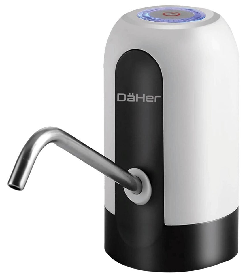 Dispensador AGUA automatico,  para garrafas, 2 adaptadores incluidos, bateria recargable