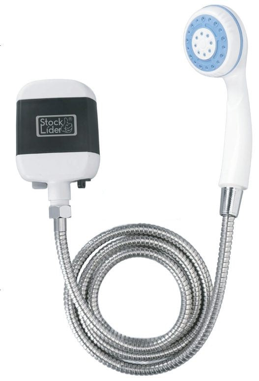 Ducha Portátil IPX7 con Bomba de Agua y Manguera de 150 cm