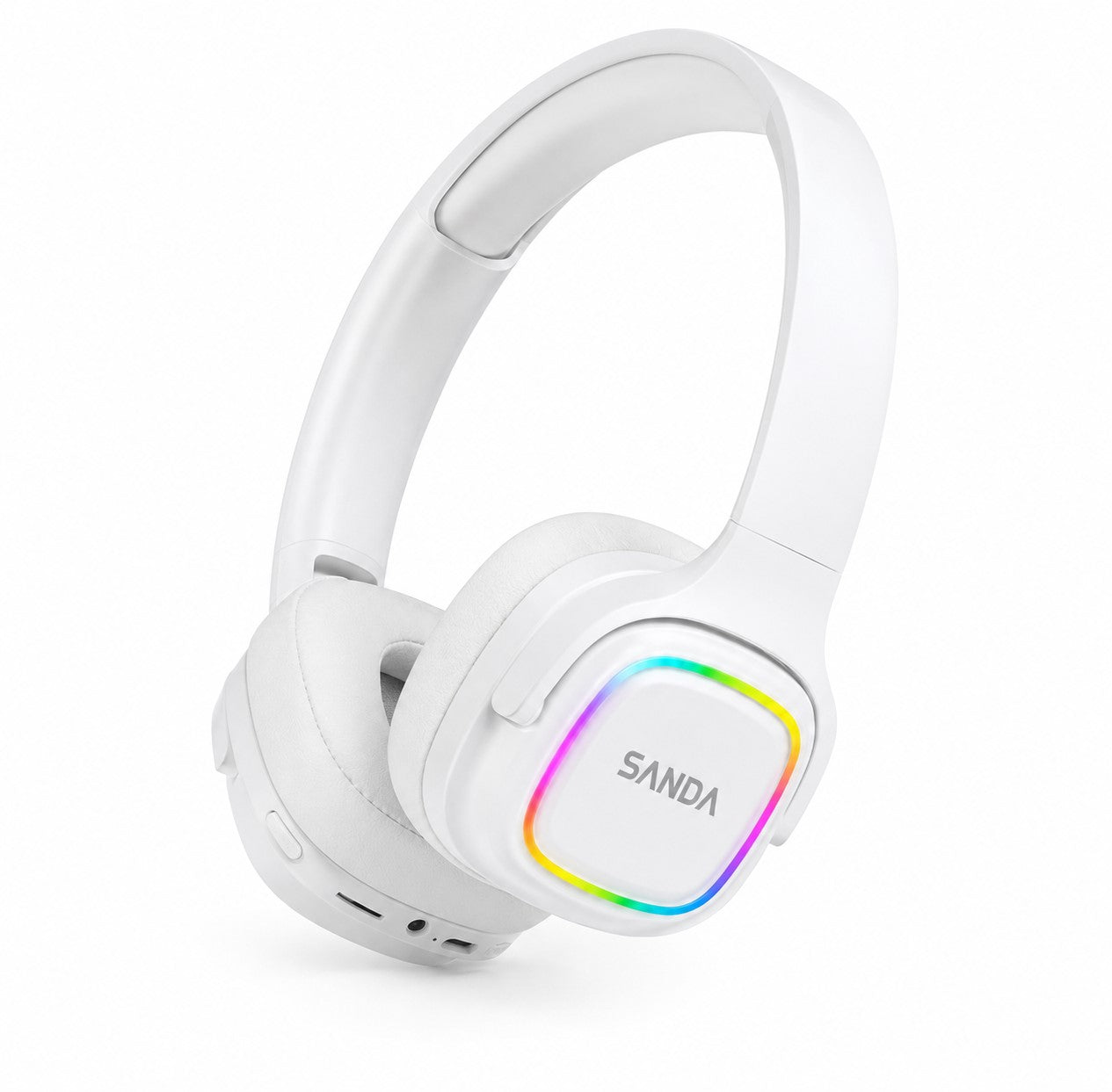 Auriculares Inalámbricos Bluetooth 5.3 | 40 Horas, RGB, FM y TF