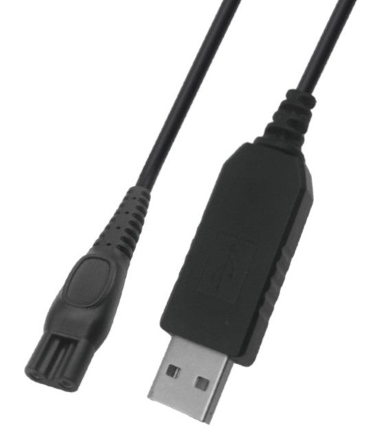 Cable USB Universal para Afeitadoras Philips HQ850, HQ912, HQ914, HQ906, HQ909 y HQ916