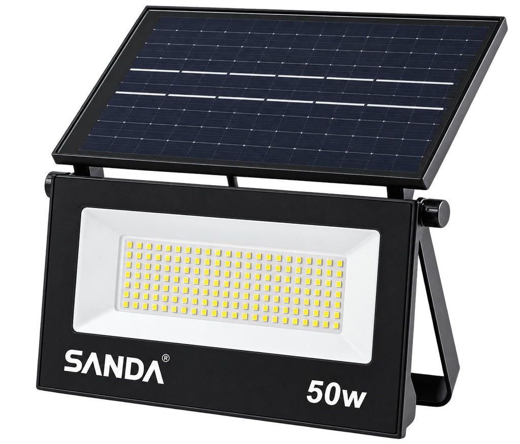 Foco Solar LED 50W | 220 lm | Sensor de Movimiento | IP65
