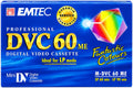 Cinta MiniDV EMTEC Professional DVC 60 ME – 60 Minutos SP / 90 Minutos LP
