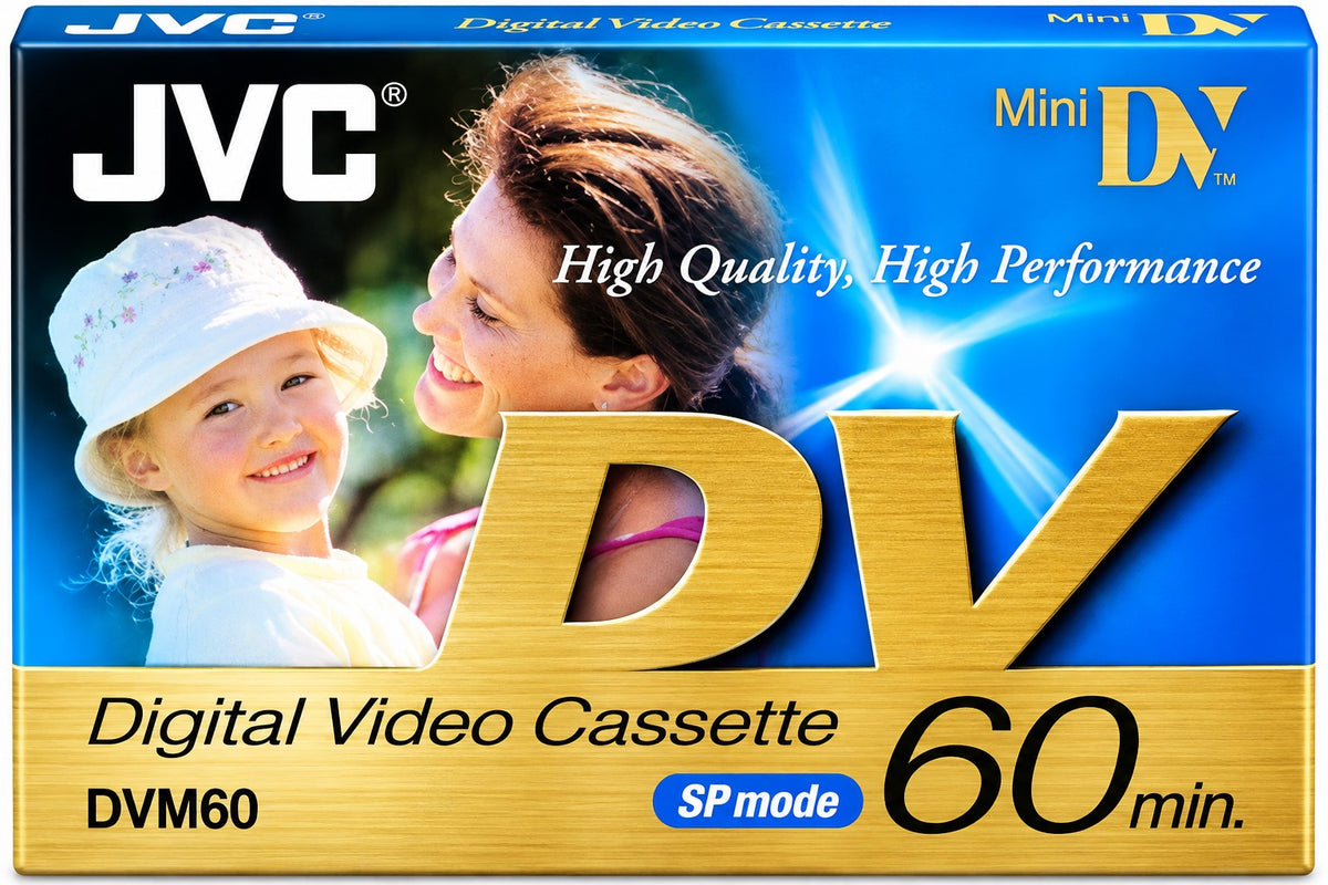 Cinta MiniDV JVC DVM60 – 60 Minutos SP | Digital Video Cassette