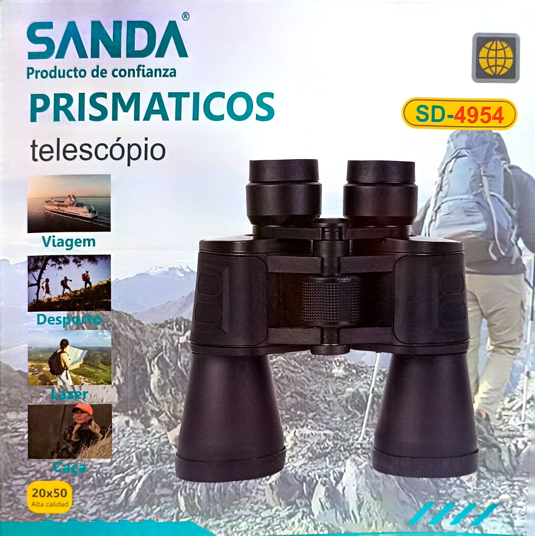 Prismáticos 20x50 Impermeables para Naturaleza, Aves y Actividades al Aire Libre
