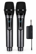 Micrófono Inalámbrico UHF WWNGR WG-U702 | Pack 2 Micrófonos + Receptor | Recargables USB-C