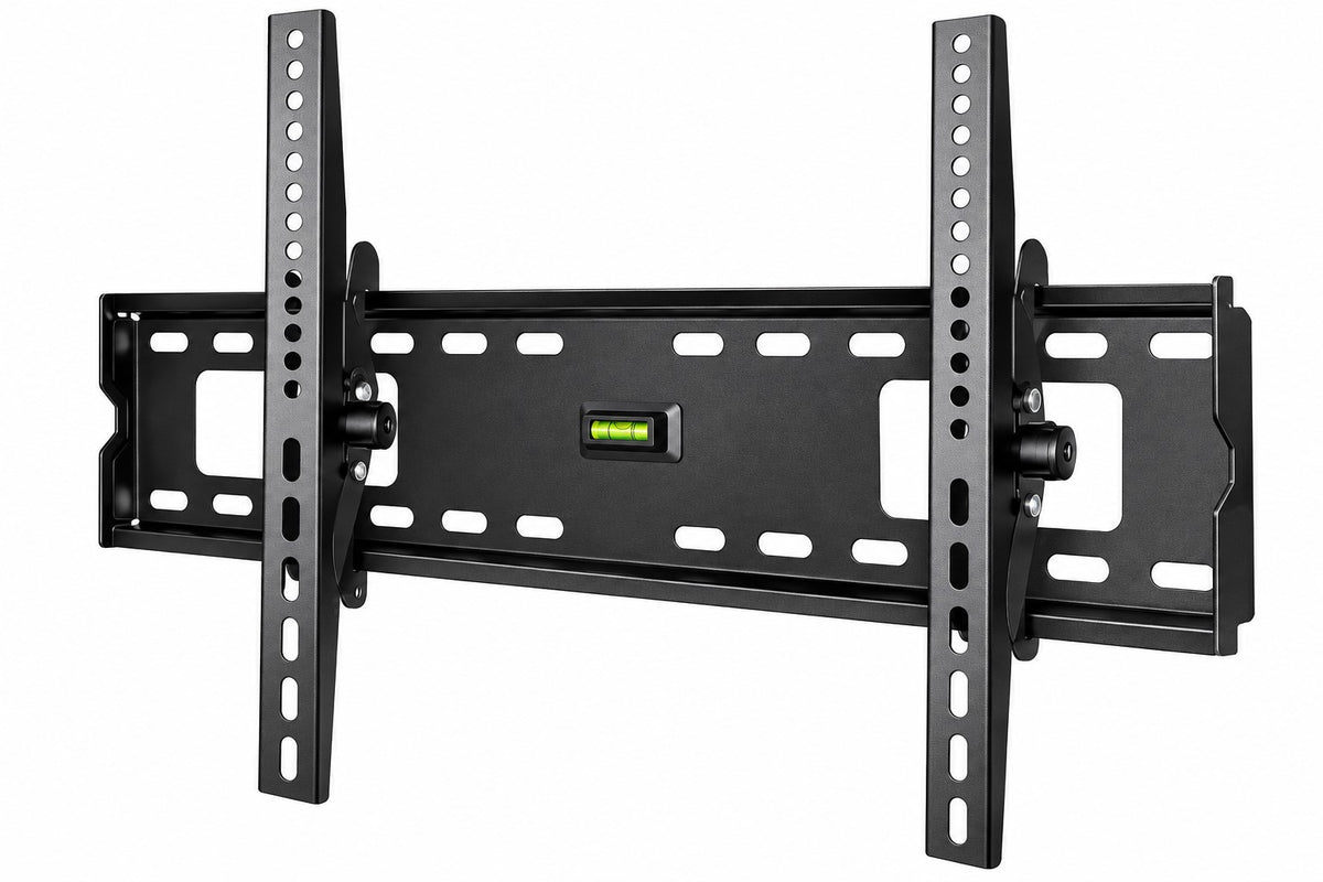 Soporte TV de Pared Inclinable 32" a 70" | VESA hasta 600x400 mm | Acero, 40 kg y Nivel de Burbuja