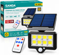 Foco Solar LED 10W 1000 lm | Sensor de Movimiento + Mando | 3 Modos