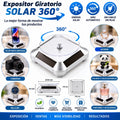 Expositor Giratorio Solar 360° para Móviles, Cámaras, Relojes y Joyería