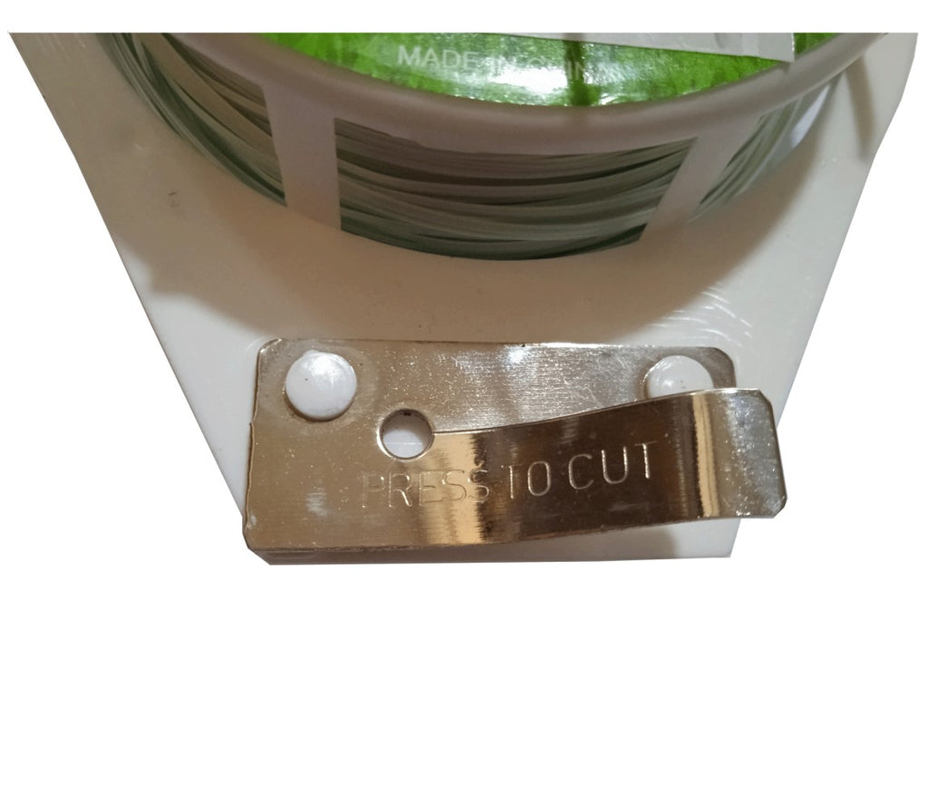 Hilo plano para atar, blanco, Carrete 100m