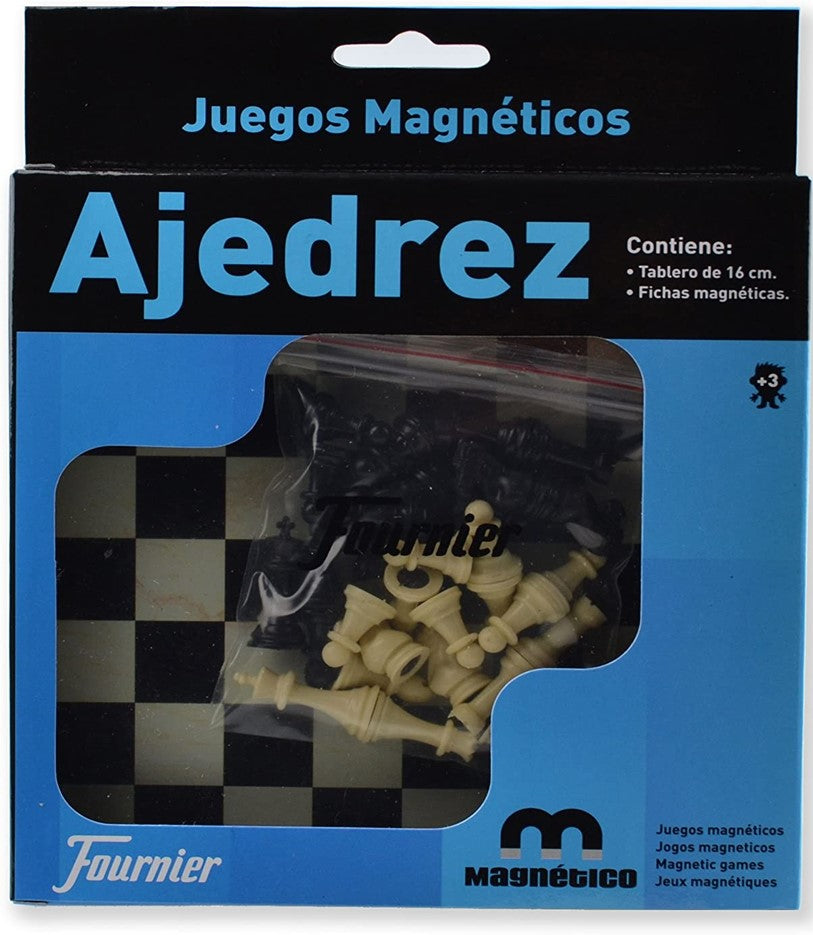 Juego Ajedrez magnetico, 16x16 cmtrs