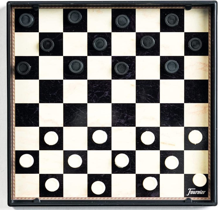 Juego Damas magnetico, 16×16 cmtrs