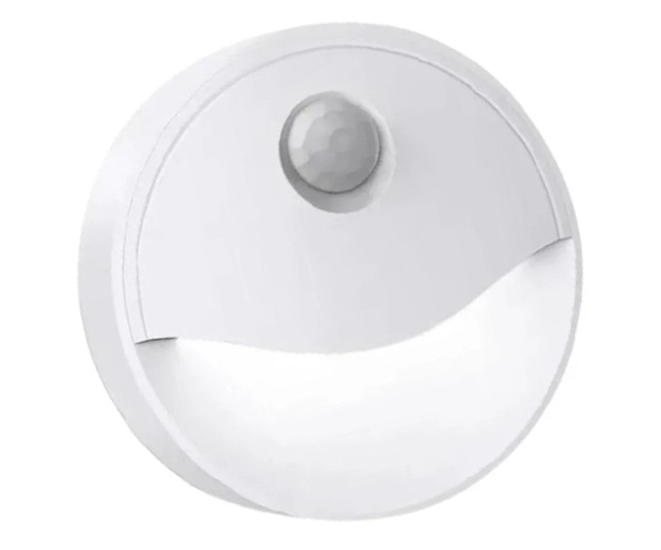 Luz nocturna, sensor movimiento, 3 pilas AAA