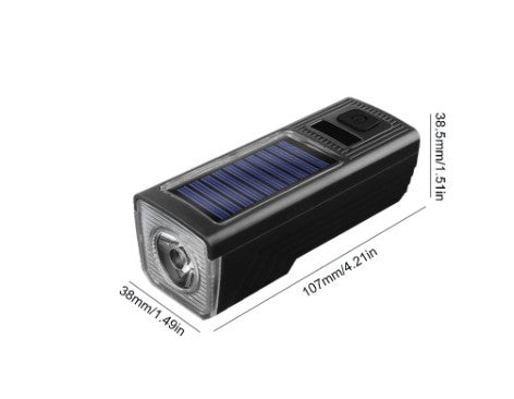Luz solar,  delantera bicicleta patinete, led, Power bank