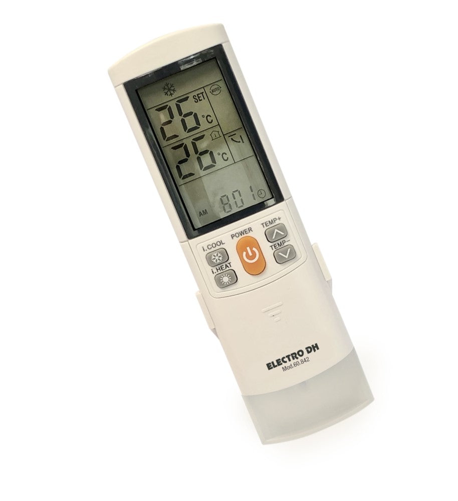 Mando Aire acondicionado, programable, con soporte, pantalla grande