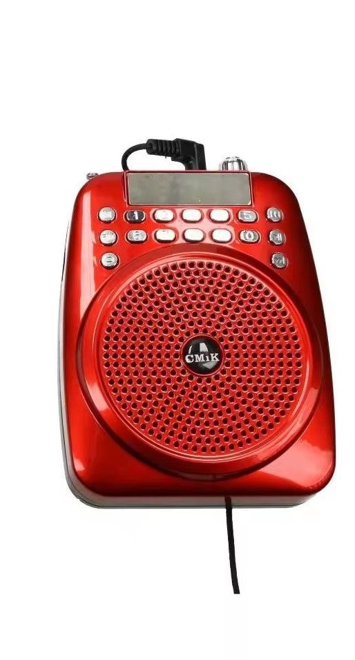 Microfono con cable a amplificador portatil audio 10w