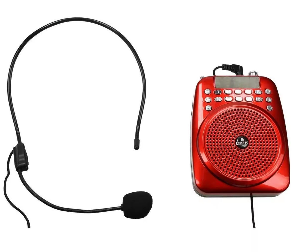 Microfono con cable a amplificador portatil audio 10w