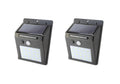 Mini aplique solar LED, 2 unidades, recargable de pared