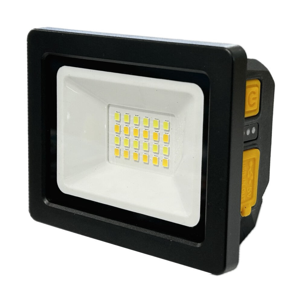 Foco LED Portátil Recargable 10W 1000 lm | Luz Blanca y Cálida | Powerbank | Base Magnética