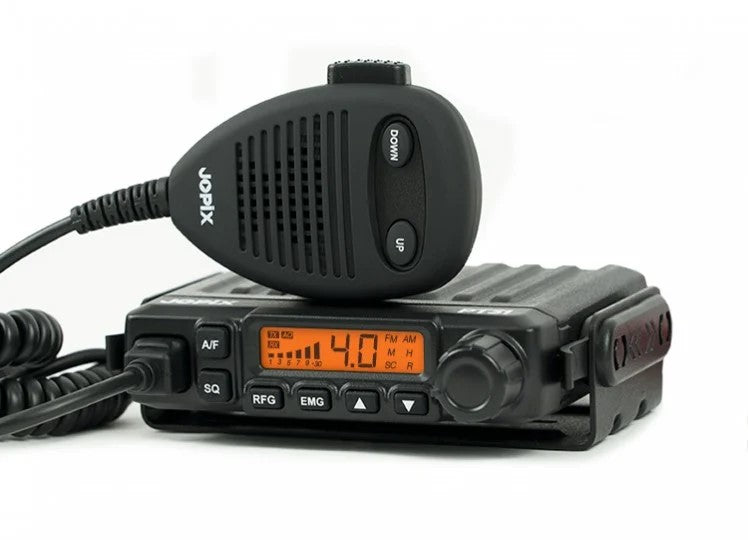 Emisora CB 27 MHz con Antena Magnética – 40 Canales AM/FM | Alimentación 12V