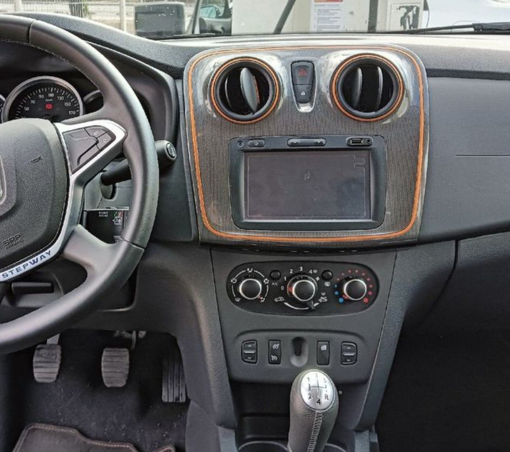 Soporte movil, Dacia Sandero II,Mercedes Benz, etc., rejilla redonda.