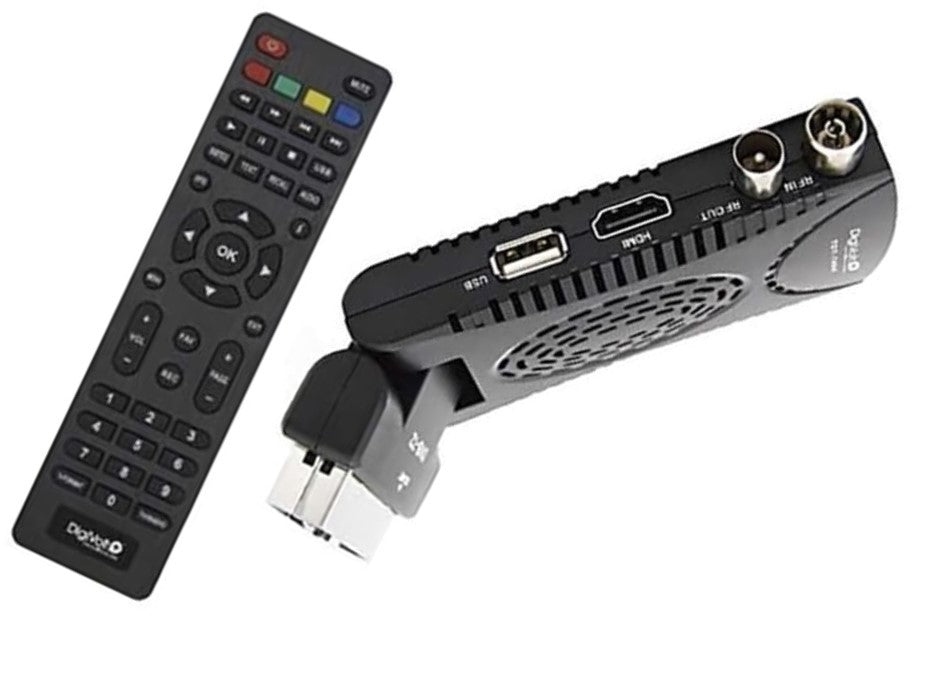Receptor TDT- HD, T2, con euroconector plegable