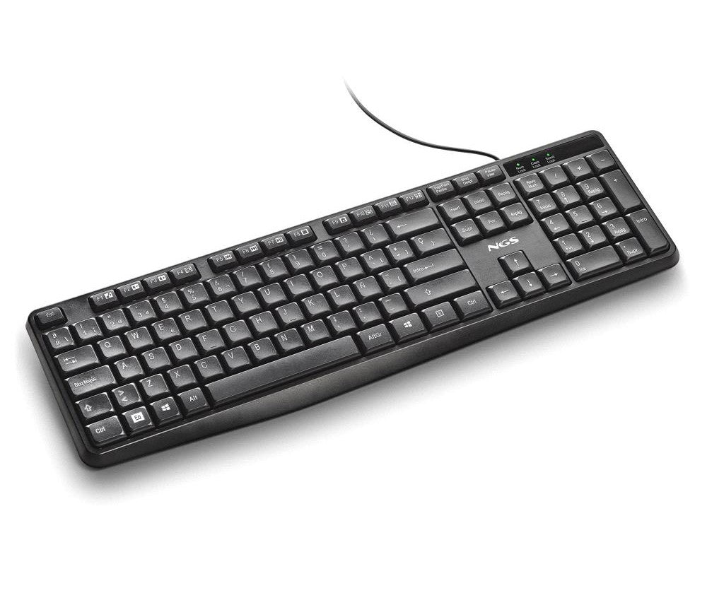 Teclado USB versátil con 12 teclas multimedia integradas para control rápido de audio, volumen y funciones de reproducción.&nbsp;
