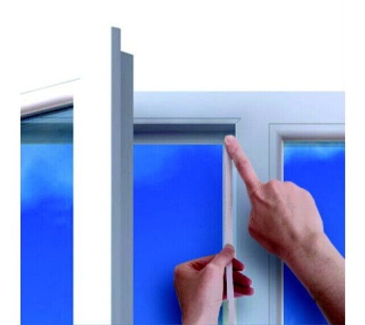 Tela mosquitera ventanas, facil montaje, 2 unidades, tela de 1,3 x 1,5 metros.