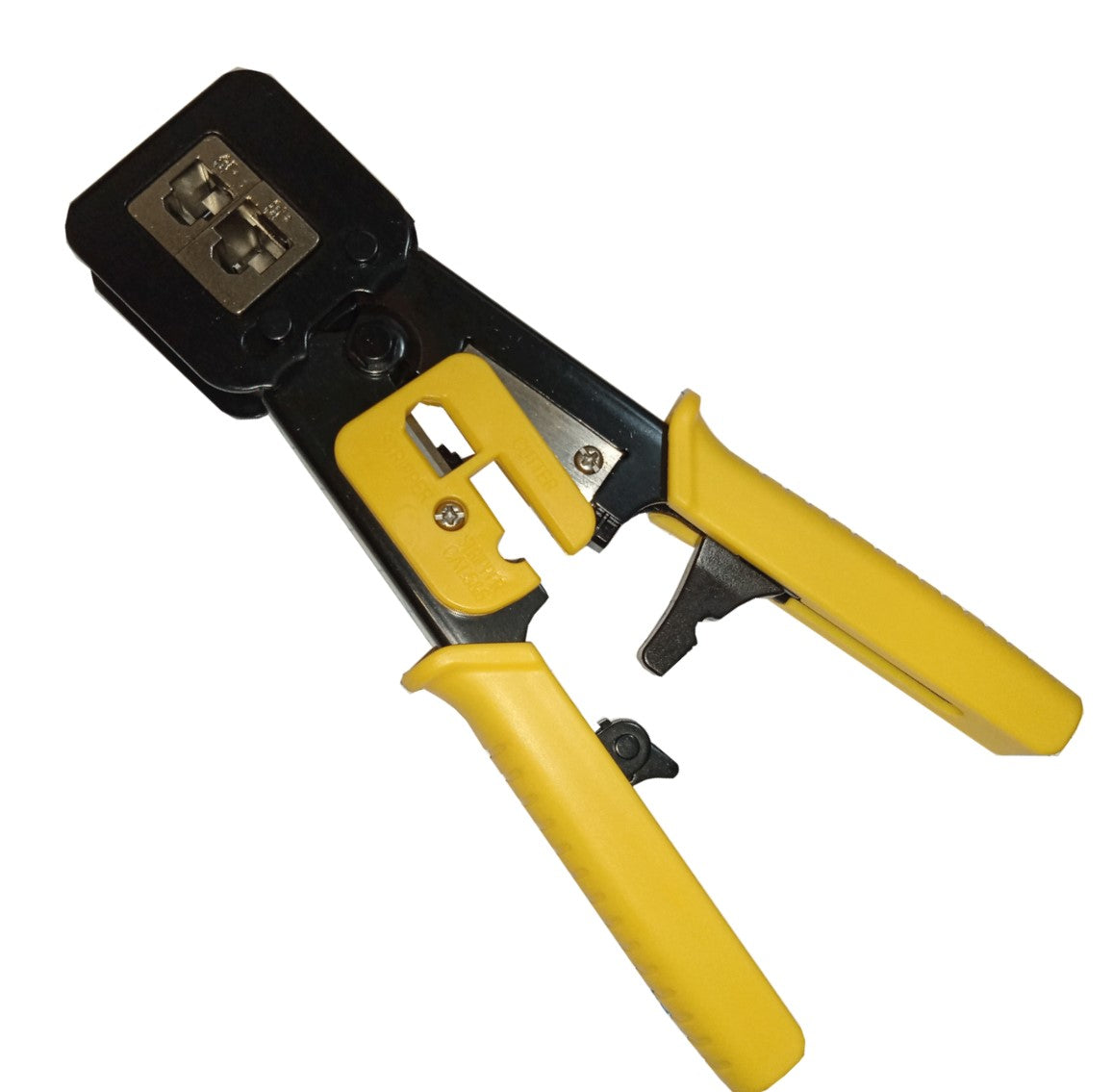 Tenaza para conectores modulares RJ11 (6P4C), RJ12 (6P6C), RJ45 (8P8C) y pasantes, Uso profesional y bricolaje