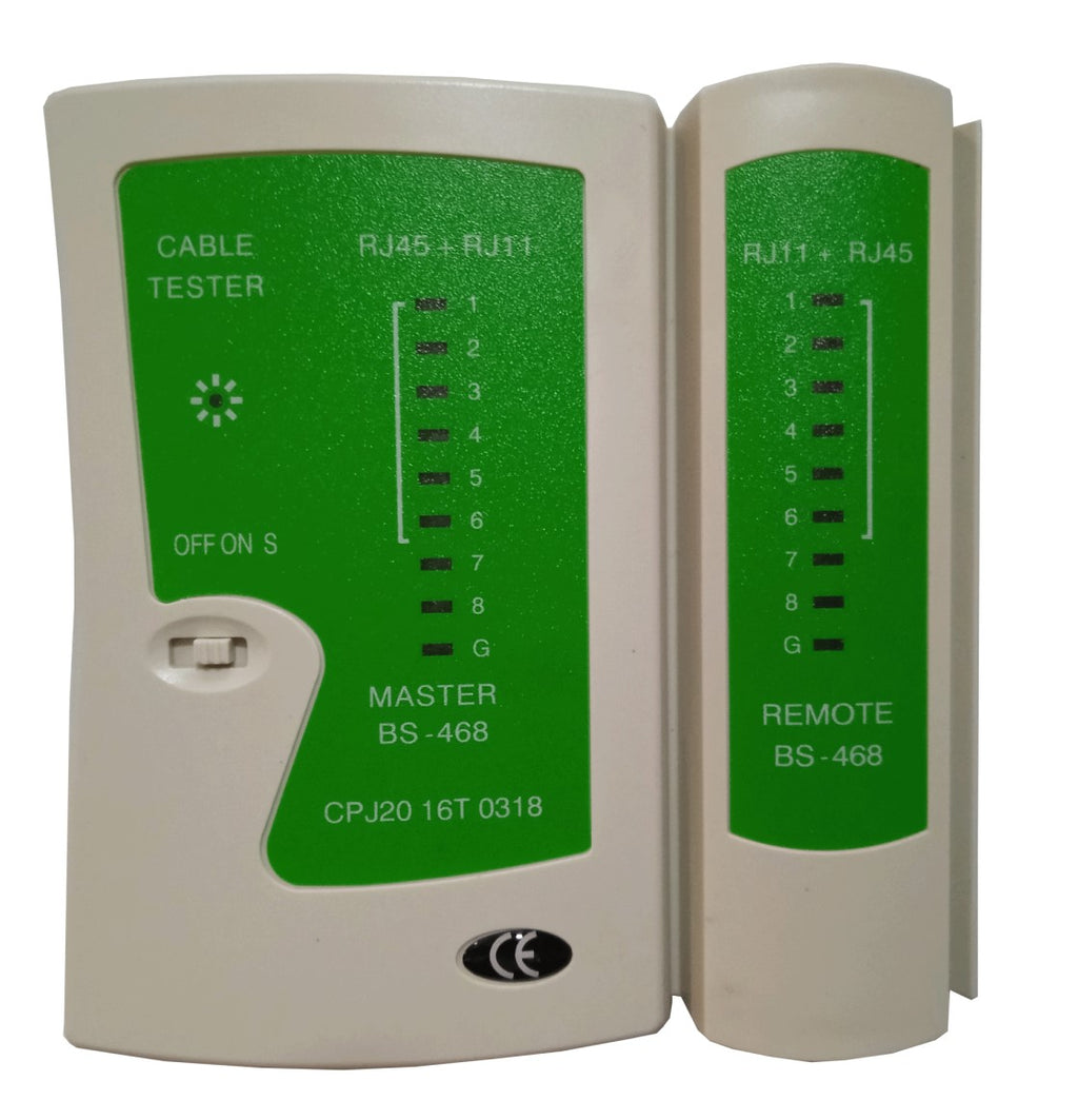 Tester comprobador de cables RJ45/11/12