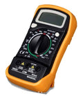 Multimetro, pantalla LCD, voltaje AC-DC, Amperios, valor resistencias