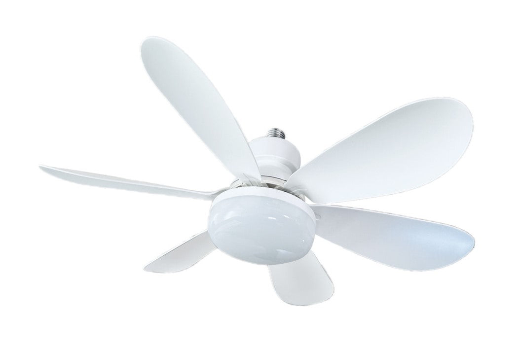 Ventilador techo, rosca E27 + Luz led CCT, 230V